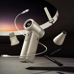 Ventilator portabil Jisulife Ultra2, 28.75W, Flue aer 16.6m/s, 9000 mAh, Autonomie 26h, 100 viteze, USB-C, Maro 16 - lerato.ro