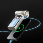 Ventilator portabil Jisulife Ultra2, 28.75W, Flue aer 16.6m/s, 9000 mAh, Autonomie 26h, 100 viteze, USB-C, Maro 9 - lerato.ro