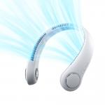 Ventilator portabil pentru gat Jisulife Neck Fan 3, 5.5W, Flue aer 3.5m/s, 4000 mAh, Autonomie 13.5h, 5 viteze, USB-C, Gri 3 - lerato.ro