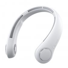 Aparate climatizare, Ventilator portabil pentru gat Jisulife Neck Fan 3, 5.5W, Flue aer 3.5m/s, 4000 mAh, Autonomie 13.5h, 5 viteze, USB-C, Gri, lerato.ro