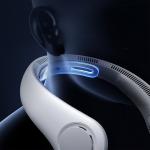 Ventilator portabil pentru gat Jisulife Neck Fan 4, 5.5W, Flue aer 3.5m/s, 5000 mAh, Autonomie 16h, 5 viteze, USB-C, Gri 4 - lerato.ro