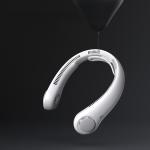 Ventilator portabil pentru gat Jisulife Neck Fan 4, 5.5W, Flue aer 3.5m/s, 5000 mAh, Autonomie 16h, 5 viteze, USB-C, Gri 8 - lerato.ro