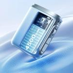 Ventilator portabil pentru gat cu lanyard Jisulife Neck Fan 5, 3.3W, Flue aer 8.5m/s, 4500 mAh, Autonomie 16h, 100 viteze, USB-C, Albastru 4 - lerato.ro