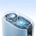 Ventilator portabil pentru gat cu lanyard Jisulife Neck Fan 5, 3.3W, Flue aer 8.5m/s, 4500 mAh, Autonomie 16h, 100 viteze, USB-C, Albastru 6 - lerato.ro