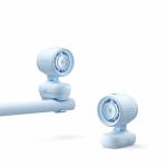 Ventilator portabil Jisulife Stroller Fan 4, Putere 4.2W, Flux aer 4.8m/s, 5000 mAh, Autonomie 38h, Clip metalic pentru prindere, USB-C, Albastru 5 - lerato.ro