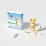 Ventilator portabil Jisulife Stroller Fan 4, Putere 4.2W, Flux aer 4.8m/s, 5000 mAh, Autonomie 38h, Trepied flexibil pentru prindere, USB-C, Galben 17 - lerato.ro