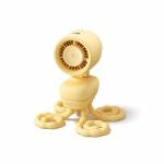 Ventilator portabil Jisulife Stroller Fan 4, Putere 4.2W, Flux aer 4.8m/s, 5000 mAh, Autonomie 38h, Trepied flexibil pentru prindere, USB-C, Galben 2 - lerato.ro