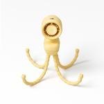 Ventilator portabil Jisulife Stroller Fan 4, Putere 4.2W, Flux aer 4.8m/s, 5000 mAh, Autonomie 38h, Trepied flexibil pentru prindere, USB-C, Galben 6 - lerato.ro