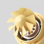Ventilator portabil Jisulife Stroller Fan 4, Putere 4.2W, Flux aer 4.8m/s, 5000 mAh, Autonomie 38h, Trepied flexibil pentru prindere, USB-C, Galben 9 - lerato.ro