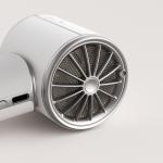 Ventilator portabil Jisulife Fan Pro 1 Mini, 3.1W, 4250 mAh, Autonomie 30h, 100 viteze, USB-C, Alb 8 - lerato.ro