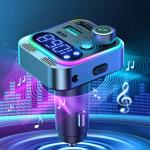 Transmitator FM auto Joyroom JR-CL16, 1x USB, 1x USB-C, 48W, Bluetooth 5.3, Negru 3 - lerato.ro