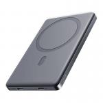 Baterie externa cu inductie Joyroom JR-PBM08 20W Ultra-thin Metal Magnetic, 5000mAh, Wireless, USB-C, Gri 4 - lerato.ro