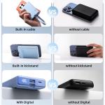 Baterie externa Joyroom JR-PBM01, 10000 mAh, USB-C/Lightning, PD 20W, Wireless 15W, Cabluri USB-C si Lightning, Albastru 9 - lerato.ro