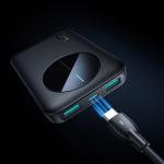 Baterie externa Joyroom JR-PBF13, 5000 mAh, USB-C si 2x USB, Negru 14 - lerato.ro