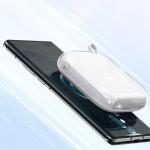 Baterie externa 10000 mAh Joyroom JR-L002 Jelly Powerbank, 22.5W, USB-C, USB, Cablu USB-C integrat, Alb 5 - lerato.ro