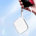 Baterie externa 10000 mAh Joyroom JR-L002 Jelly Powerbank, 22.5W, USB-C, USB, Cablu USB-C integrat, Alb 4 - lerato.ro