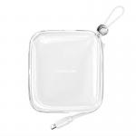 Baterie externa 10000 mAh Joyroom JR-L003 Jelly Powerbank, 22.5W, USB-C, USB, Cablu Lightning integrat, Alb 2 - lerato.ro