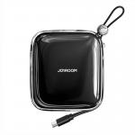 Baterie externa 10000 mAh Joyroom JR-L004 Jelly Powerbank, 12.5W, USB-C, USB, Cablu USB-C integrat, Negru 2 - lerato.ro