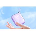 Baterie externa 10000 mAh Joyroom JR-L004 Jelly Powerbank, 12.5W, USB-C, USB, Cablu USB-C integrat, Mov 3 - lerato.ro