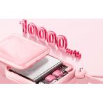 Baterie externa 10000 mAh Joyroom JR-L009 Cutie Powerbank, 12W, USB-C, USB, Lightning, Roz 5 - lerato.ro