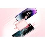Baterie externa 10000 mAh Joyroom JR-L009 Cutie Powerbank, 12W, USB-C, USB, Lightning, Roz 6 - lerato.ro