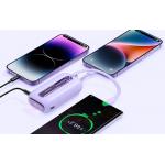 Baterie externa 10000 mAh Joyroom JR-L012 Colorful Powerbank, 22.5W, USB-C, Cablu incorporat USB-C/Lightning, Mov 4 - lerato.ro