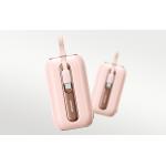 Baterie externa 10000 mAh Joyroom JR-L013 Colorful Powerbank, 12W, USB-C, Cablu incorporat USB-C/Lightning, Roz 3 - lerato.ro