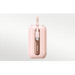 Baterie externa 10000 mAh Joyroom JR-L013 Colorful Powerbank, 12W, USB-C, Cablu incorporat USB-C/Lightning, Roz 4 - lerato.ro