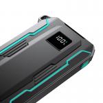 Baterie externa portabila Joyroom JR-L017, 10000 mAh, 22.5W, USB/USB-C, Cabluri USB-C/Lightning integrate, Functie lanterna, Negru 6 - lerato.ro