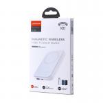 Baterie externa 10000 mAh Joyroom PowerBank JR-W020, PD 20W, Incarcator wireless magnetic Qi 15W pentru iPhone compatibil cu MagSafe, Alb 9 - lerato.ro