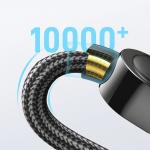 Cablu pentru incarcare si transfer de date Joyroom A4, 2x USB-C, LED, 100W, 1.2m, Negru 12 - lerato.ro
