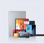 Cablu pentru incarcare si transfer de date Joyroom A4, 2x USB-C, LED, 100W, 1.2m, Negru 11 - lerato.ro