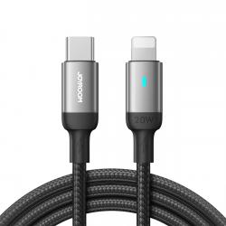 Cablu pentru incarcare si transfer de date Joyroom A10, USB-C/Lightning, 20W, 1.2m, Negru