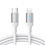 Cablu pentru incarcare si transfer de date Joyroom A10, USB-C/Lightning, 20W, 1.2m, Alb 2 - lerato.ro