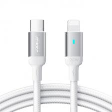 Cabluri de date si incarcare, Cablu pentru incarcare si transfer de date Joyroom A10, USB-C/Lightning, 20W, 1.2m, Alb, lerato.ro