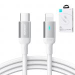 Cablu pentru incarcare si transfer de date Joyroom A10, USB-C/Lightning, 20W, 1.2m, Alb 4 - lerato.ro
