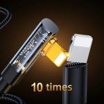 Cablu pentru incarcare si transfer de date Joyroom S-CL020A6, USB-C/Lightning, 20W, 1.2m, Negru 3 - lerato.ro