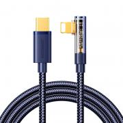 Cablu pentru incarcare si transfer de date Joyroom S-CL020A6, USB-C/Lightning, 20W, 1.2m, Albastru