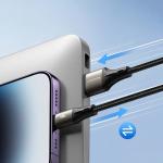 Cablu pentru incarcare si transfer de date Joyroom S-A25, USB/USB-C, 100W, 1.2m, Negru 6 - lerato.ro
