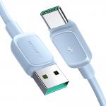 Cablu pentru incarcare si transfer de date Joyroom A14, USB/USB-C, 3A, 1.2m, Albastru 2 - lerato.ro
