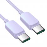 Cablu pentru incarcare si transfer de date Joyroom A14, USB-C/Lightning, 20W, 1.2m, Mov 7 - lerato.ro