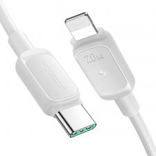Cabluri de date si incarcare, Cablu pentru incarcare si transfer de date Joyroom A14, USB-C/Lightning, 20W, 1.2m, Alb, lerato.ro