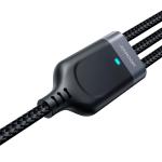 Cablu pentru incarcare si transfer de date Joyroom S-A18 3 in 1, USB la USB-C/Lightning/Micro-USB, 3.5A, 30 cm, Negru 8 - lerato.ro