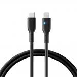 Cablu pentru incarcare si transfer de date Joyroom S-CL020A13, USB-C/Lightning, 20W, 2m, Negru 2 - lerato.ro