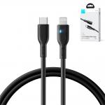Cablu pentru incarcare si transfer de date Joyroom S-CL020A13, USB-C/Lightning, 20W, 2m, Negru 3 - lerato.ro