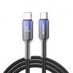 Cablu pentru incarcare si transfer de date Joyroom S-A42, USB-C/Lightning, 30W, 1.2m, Negru 2 - lerato.ro