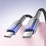 Cablu pentru incarcare si transfer de date Joyroom S-A42, 2x USB-C, 60W, 1.2m, Negru 5 - lerato.ro