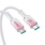 Cablu pentru incarcare si transfer de date Joyroom S-A42, 2x USB-C, 60W, 1.2m, Alb 6 - lerato.ro