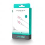 Cablu pentru incarcare si transfer de date Joyroom S-A42, 2x USB-C, 60W, 1.2m, Alb 5 - lerato.ro