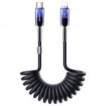 Cablu pentru incarcare si transfer de date Joyroom S-A43, USB-C/Lightning, 30W, 1.5m, Negru 2 - lerato.ro